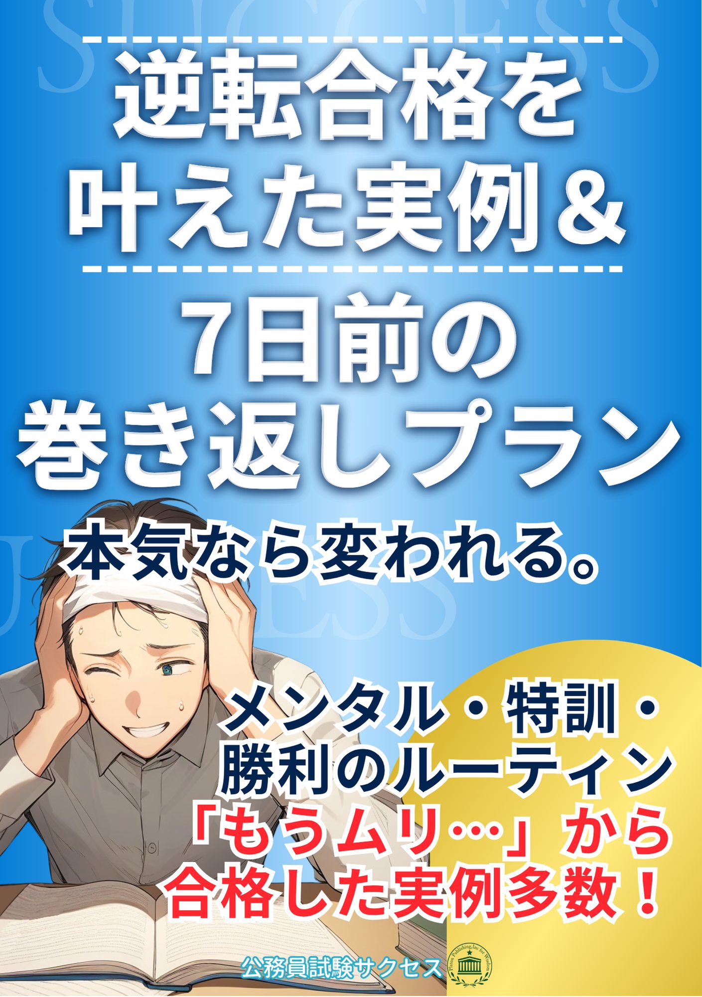公務員試験逆転合格をかなえた実例＆7日前の巻き返しプラン